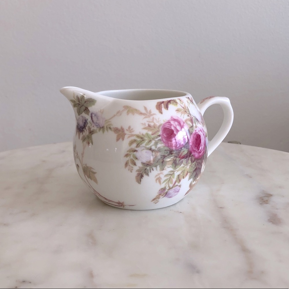 Rose Print Milk Jug